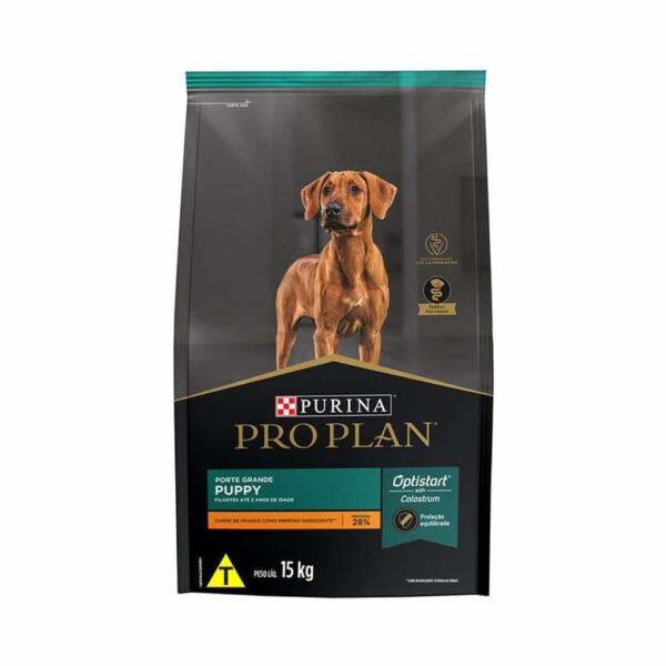 Ração Pro Plan Dog Puppy Raças Grandes Nestlé Purina 15kg