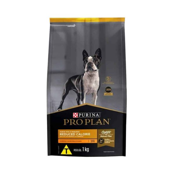 Ração Pro Plan Dog Adult Reduced Calorie (Dieta) Raças Minis e Pequenas Nestlé Purina 1kg