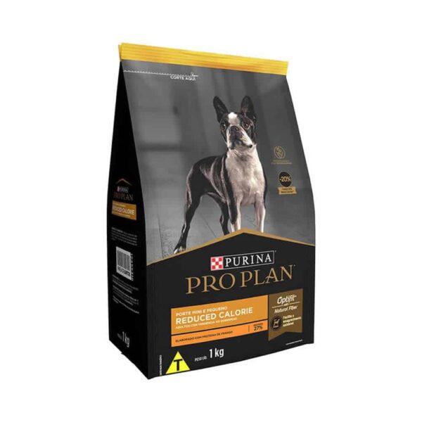 Ração Pro Plan Dog Adult Reduced Calorie (Dieta) Raças Minis e Pequenas Nestlé Purina 1kg - Image 2