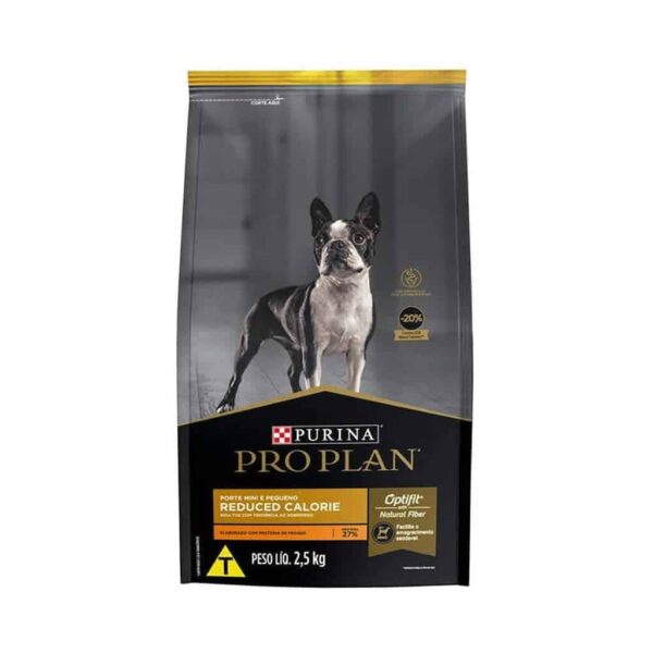 Ração Pro Plan Dog Adult Reduced Calorie (Dieta) Raças Minis e Pequenas Nestlé Purina 2,5kg