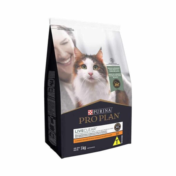 Ração Pro Plan Cat Adult Live Clear Nestlé Purina 3kg - Image 2