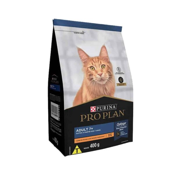 Ração Pro Plan Cat Adult 7+ Nestlé Purina 400g - Image 2