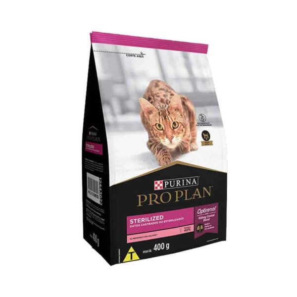 Ração Pro Plan Cat Sterilized Nestlé Purina 400g - Image 2