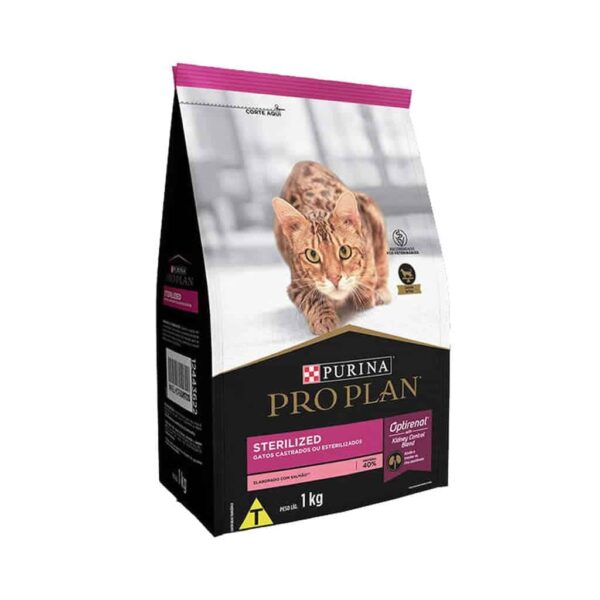 Ração Pro Plan Cat Sterilized Nestlé Purina 1kg - Image 2