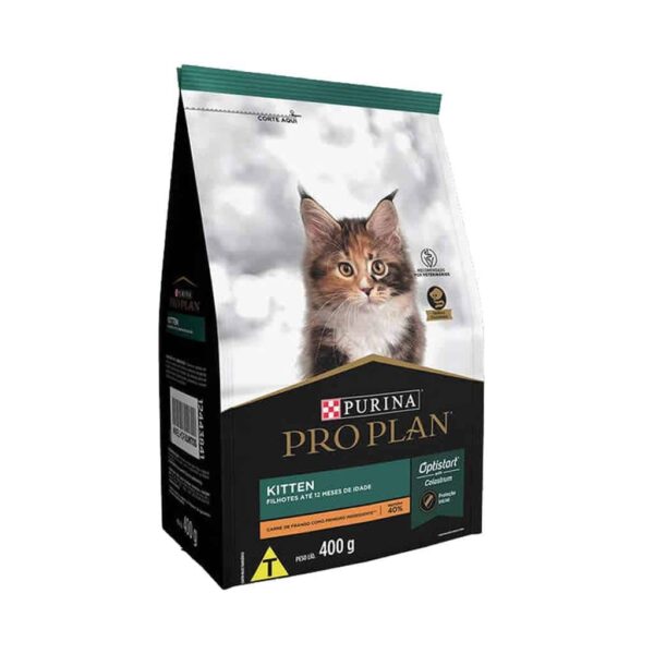 Ração Pro Plan Cat Kitten Frango Nestlé Purina 400g - Image 2