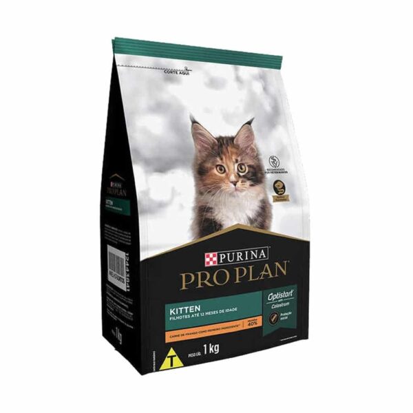 Ração Pro Plan Cat Kitten Frango Nestlé Purina 1kg - Image 2