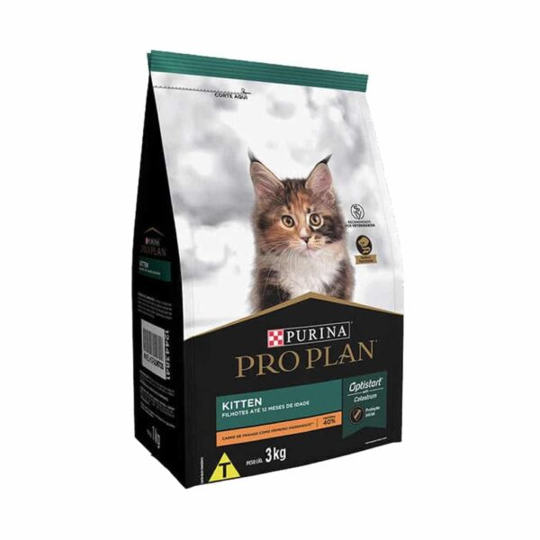 Ração Pro Plan Cat Kitten Frango Nestlé Purina 3kg - Image 2