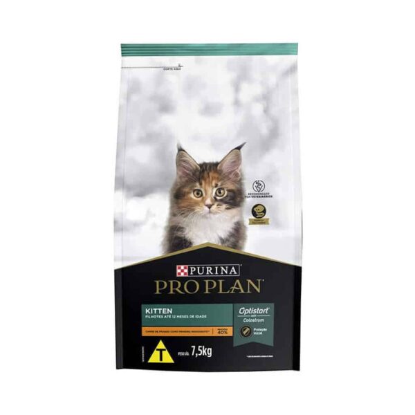 Ração Pro Plan Cat Kitten Frango Nestlé Purina 7,5kg