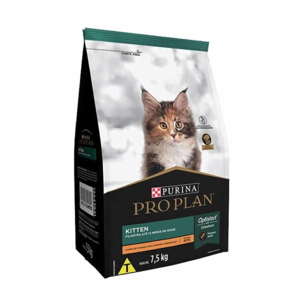 Ração Pro Plan Cat Kitten Frango Nestlé Purina 7,5kg - Image 2