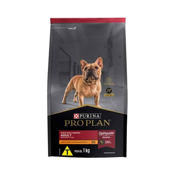 Ração Pro Plan Dog Adult Porte Mini e Pequeno Nestlé Purina 1kg