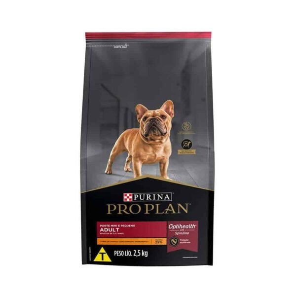 Ração Pro Plan Dog Adult Porte Mini e Pequeno Nestlé Purina 2,5kg