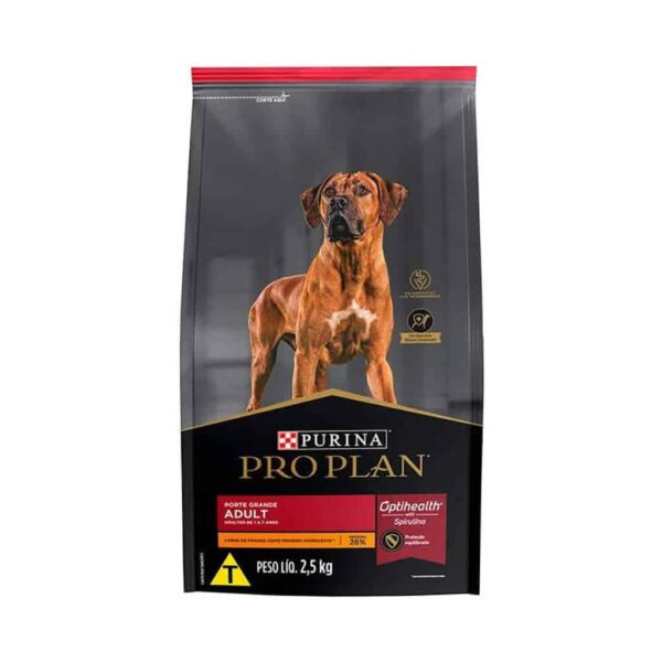 Ração Pro Plan Dog Adult Porte Grande Nestlé Purina 2,5kg