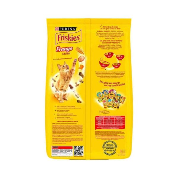 Ração Friskies Gatos Adultos Frango Nestlé Purina 1kg - Image 3