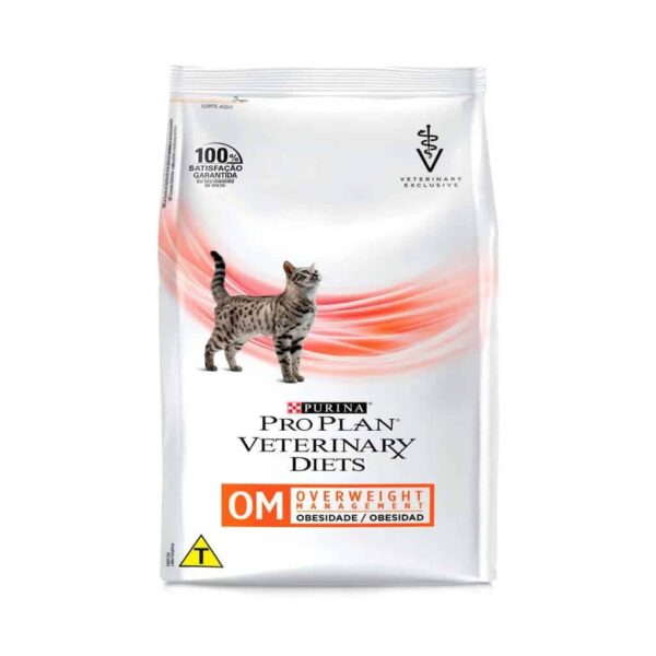 Ração Pro Plan Cat VD OM Overweight Nestlé Purina 1,5kg