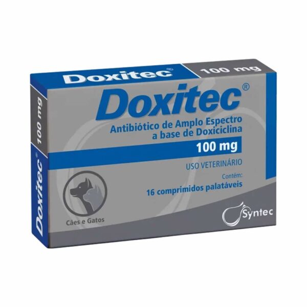 Antibiótico Doxitec 100mg Syntec - Comprimidos