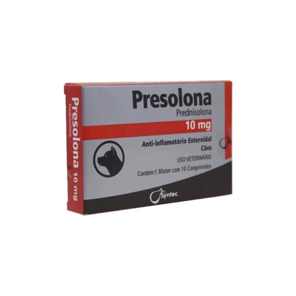 Anti-inflamatório Presolona 10mg Syntec - Comprimidos