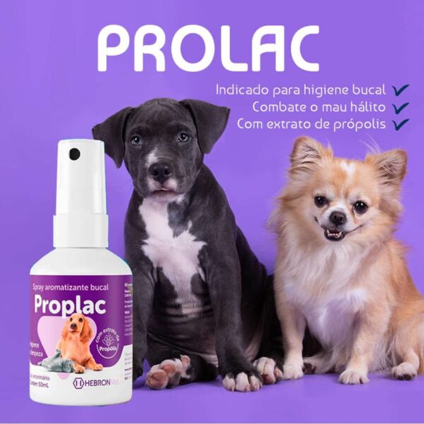 Proplac Spray Aromatizante Bucal Hebron Vet 50ml - Image 2