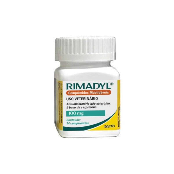 Anti-inflamatório Rimadyl 100mg Mastigável Zoetis 14 Comprimidos