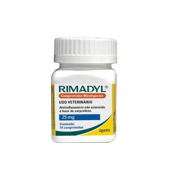 Anti-inflamatório Rimadyl 25mg Mastigável Zoetis 14 Comprimidos