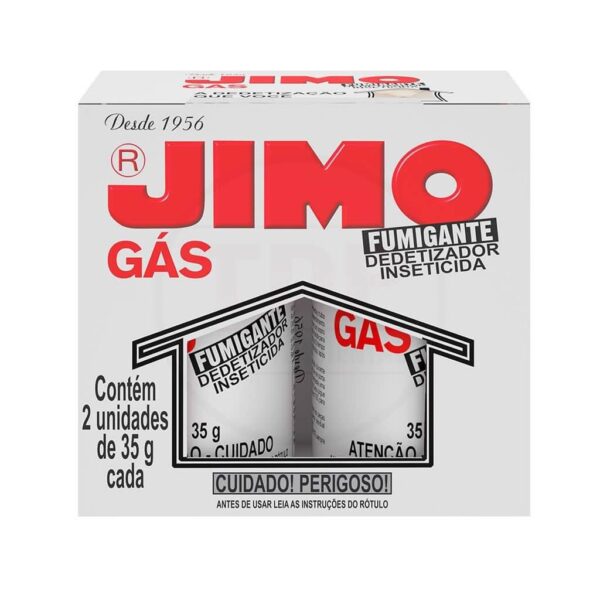 Jimo Gás Fumigante - Estojo com 2 tubos de 35g