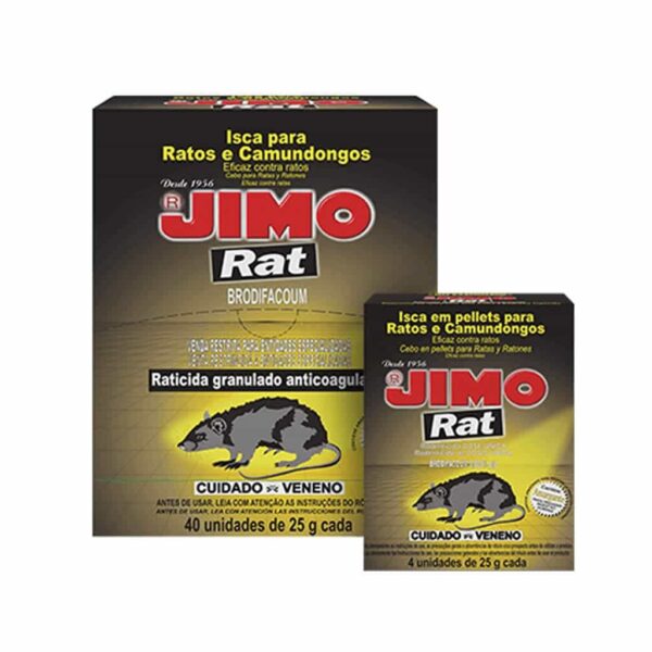 Jimo Rat - Raticida Iscas para Ratos e Camundongos