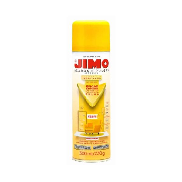 Jimo Ácaros e Pulgas Aerossol - Tubo 300ml