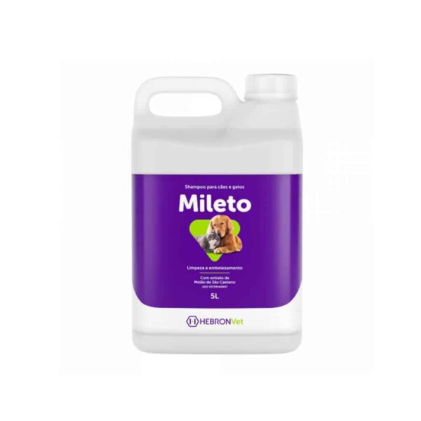 Mileto Hebron Vet Shampoo para Cães e Gatos 5L