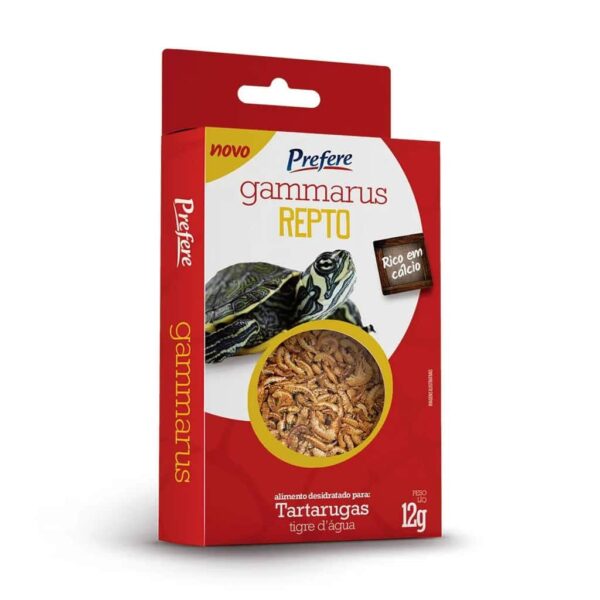 Gammarus 12g Prefere - Nutrição Natural para Répteis