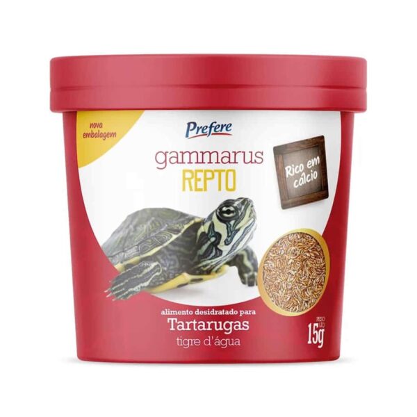 Gammarus Pote 15g Prefere - Alimento Natural para Répteis