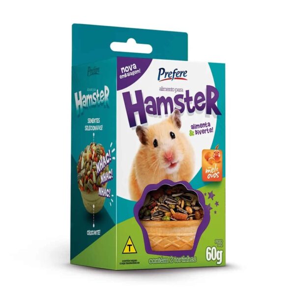 Tortinha para Hamster 60g Prefere - Delícia Nutritiva