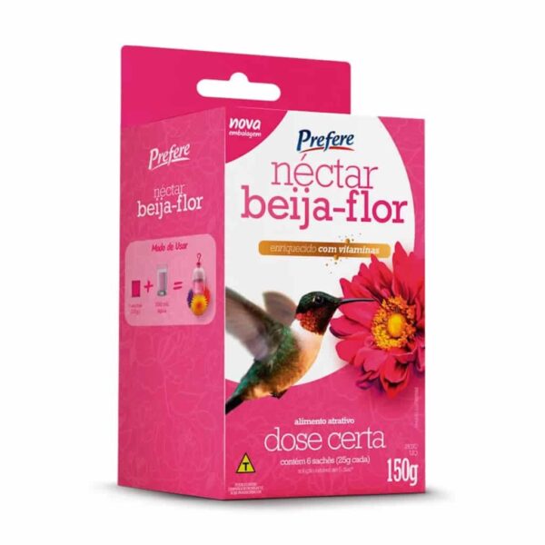 Néctar Beija-Flor 150g Prefere - Alimento Atrativo e Saudável