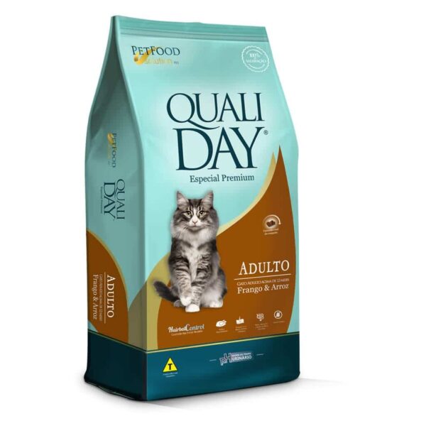 Ração Qualiday Gatos Adultos Frango 1kg