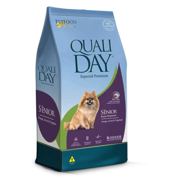 Ração Qualiday Cães de Raças Pequenas Sênior 10,1kg