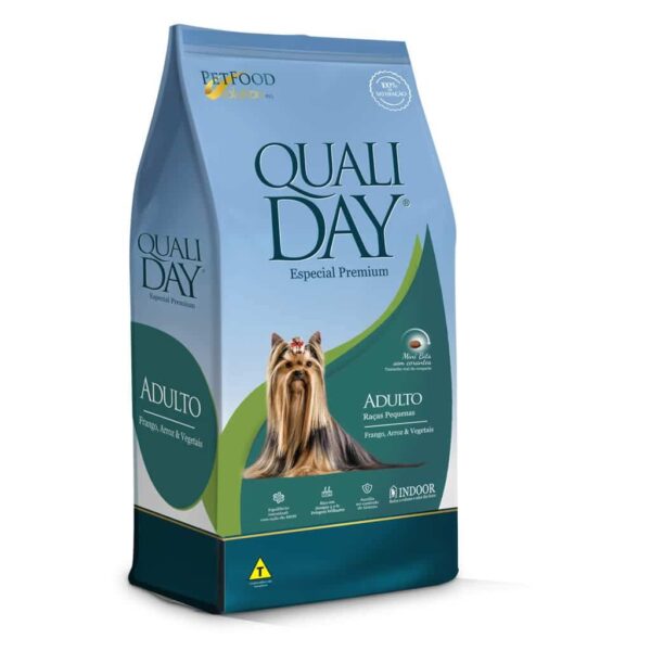 Ração Qualiday Cães de Raças Pequenas Adultos 10,1kg