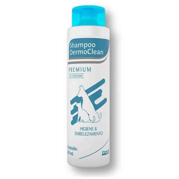 Shampoo Dermocalmante Dermoclean 500ml Clorexidina para Cães e Gatos Provets Simões