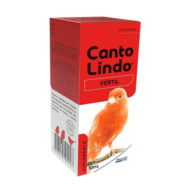 Suplemento Canto Lindo Fertil 10ml Provets Simões