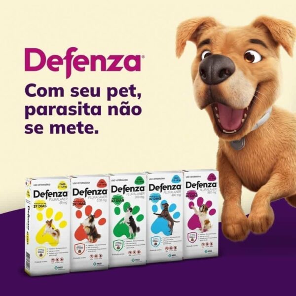 Antipulgas e Carrapatos Defenza 400mg para Cães de 20kg a 40kg MSD Saúde Animal - Image 9