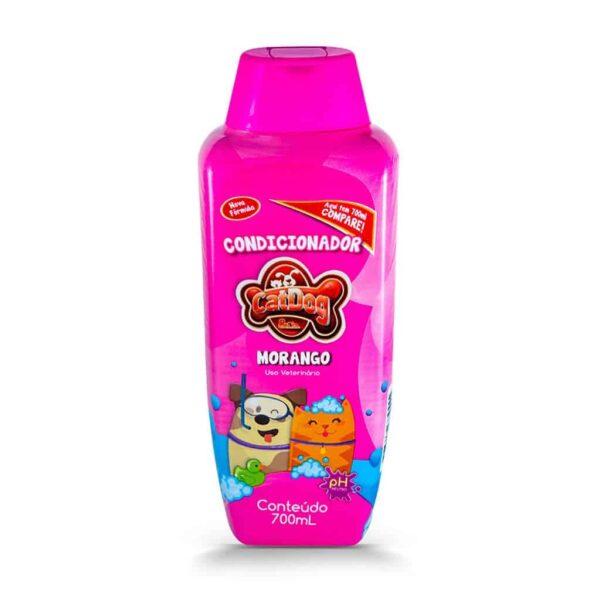 Condicionador Morango para Cães e Gatos 700ml CatDog & Cia