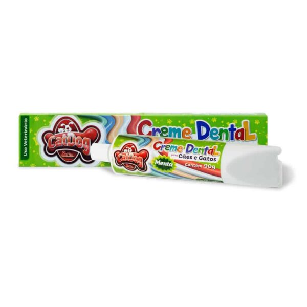 Creme Dental Menta para Cães e Gatos 90g CatDog & Cia