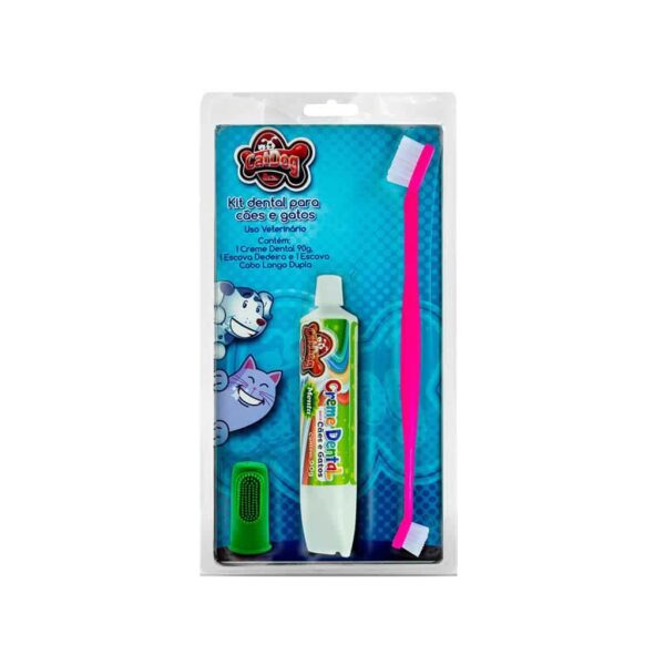 Kit Higiene Dental e Bucal Menta CatDog & Cia