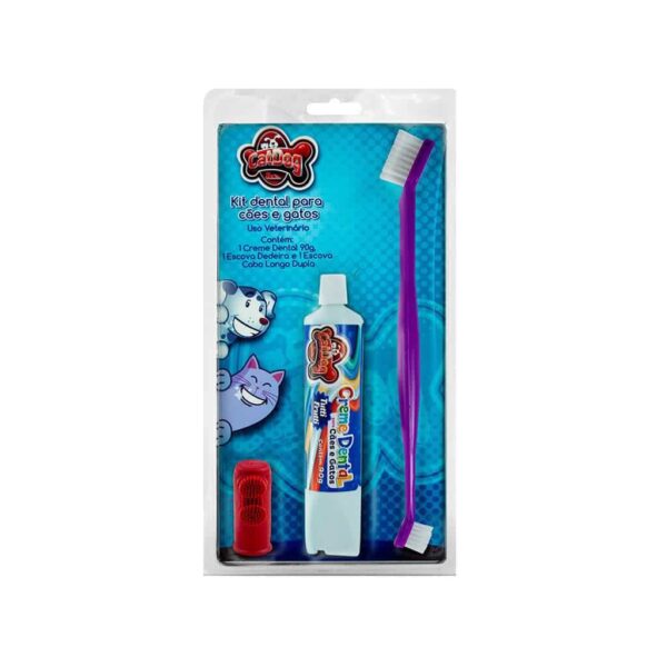 Kit Higiene Dental e Bucal Tutti-Frutti CatDog & Cia