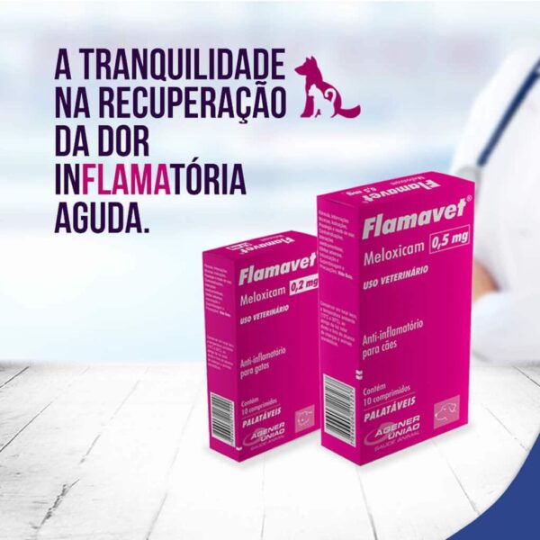 Anti-inflamatório Flamavet 0,2mg Gatos 10 comprimidos - Image 2