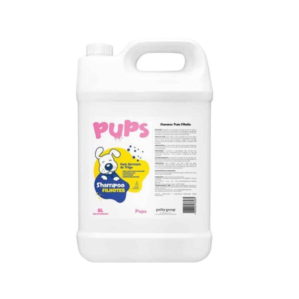 Shampoo Filhotes Pups 5L para Cães Pethy Group