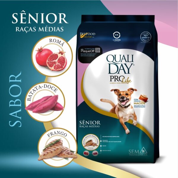 Qualiday Pro Life Senior Raças Pequenas - Pet Food Solution