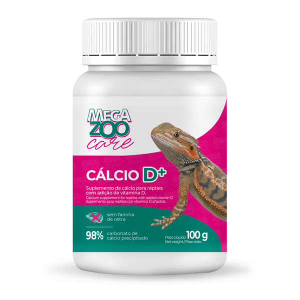 Suplemento Cálcio D+ MegaZoo Care 100g