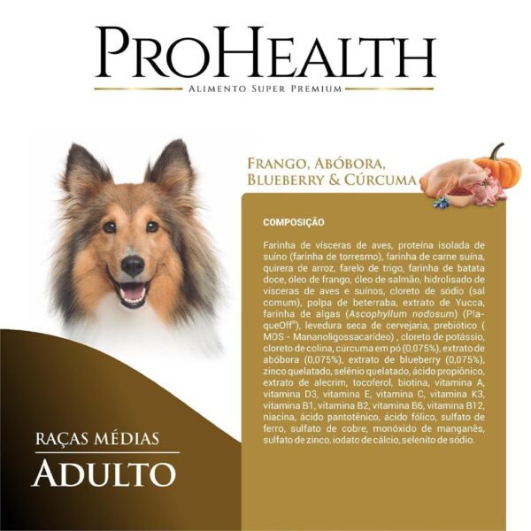 Ração Pro Health Cães Adultos de Raças Médias - Image 4