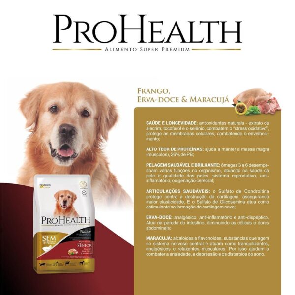 Ração Pro Health Cães Sênior de Raças Médias - Image 3