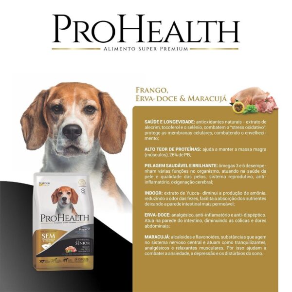 Ração Pro Health Senior Cães de Raças Pequenas - Image 3