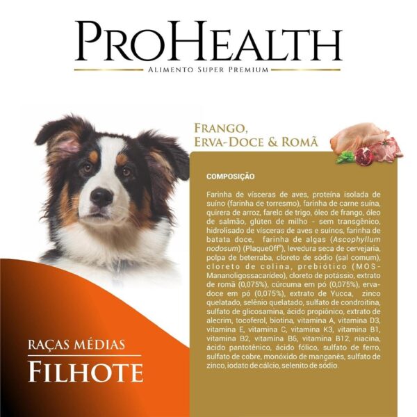 Ração Pro Health Cães Filhotes de Raças Médias - Image 4