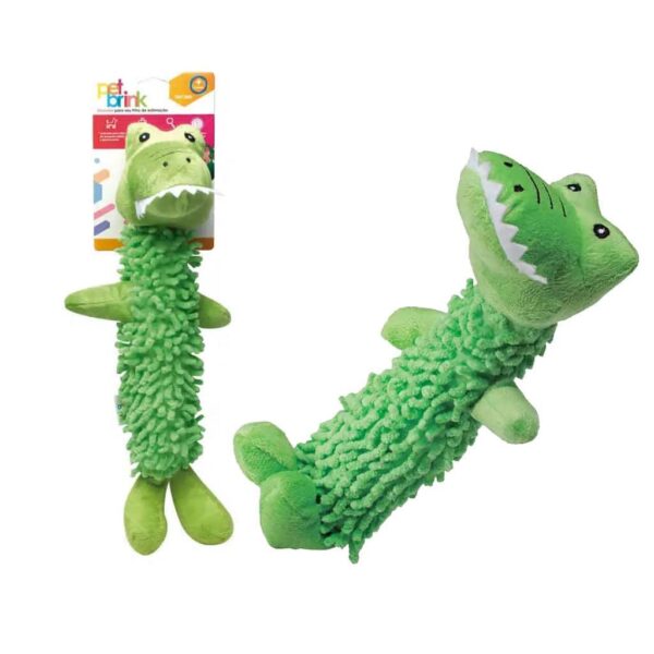 Brinquedo Fuzzy Dino Pet Brink para Cães e Gatos - Image 3